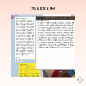 컨설팅 후기_ 번망생