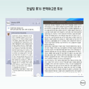 컨설팅 후기_ 번역하고픈 튜브